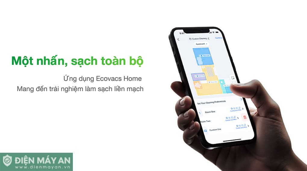 Robot hút bụi lau nhà Ecovacs Deebot Mini